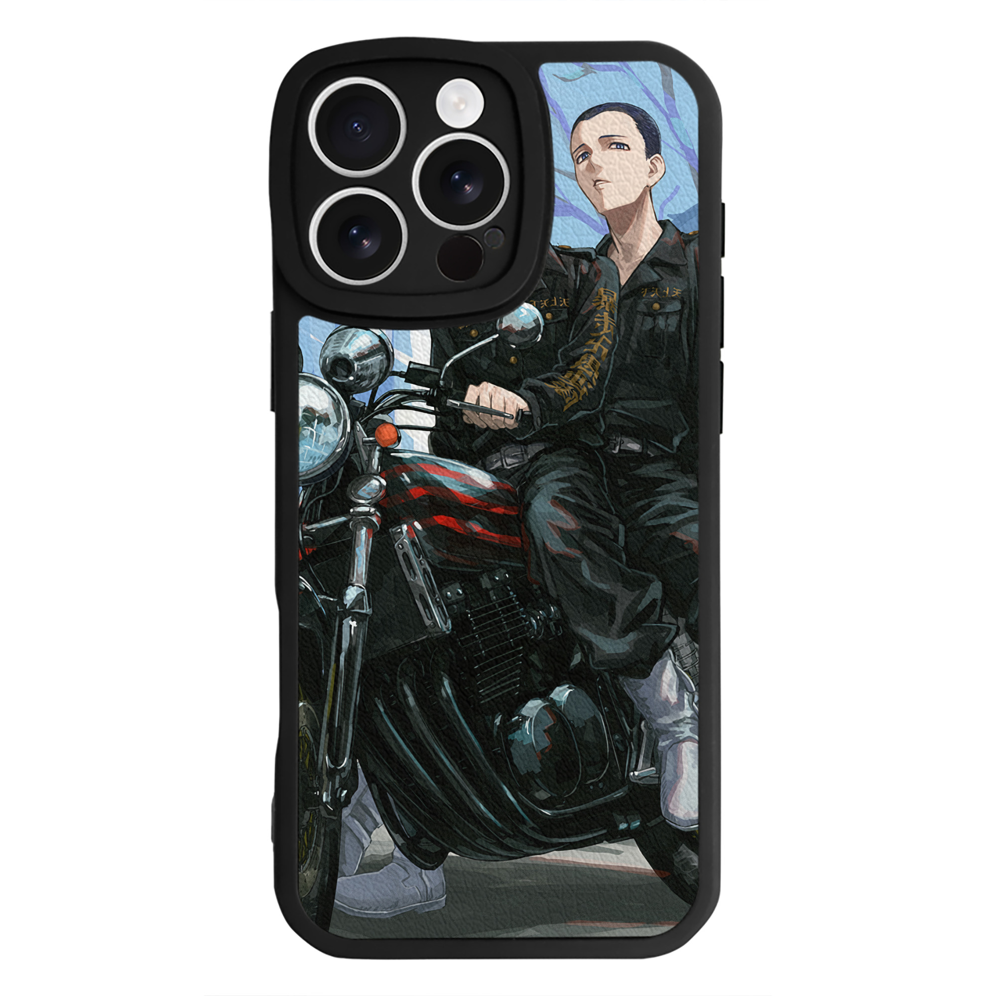 （画像用） 東京リベンジャーズ Tokyo Revengers 【iPhone 16シリーズ対応】シリコンスマホケース（レザー調） 材質：シリコン